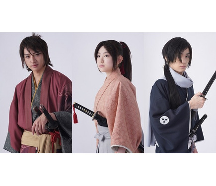 薄桜鬼　沖田総司　千鶴　セット 実写ドラマ「薄桜鬼」雪村千鶴＆斎藤一＆沖田総司のキャスト発表