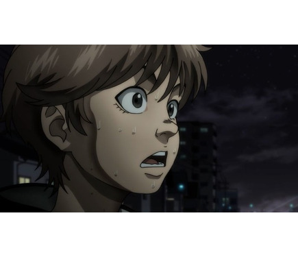 Netflixアニメ 範馬刃牙 21年秋に配信決定 Pv公開ッッッ 刃牙vsカマキリ 目撃する小学生役は潘めぐみに 5枚目の写真 画像 超 アニメディア