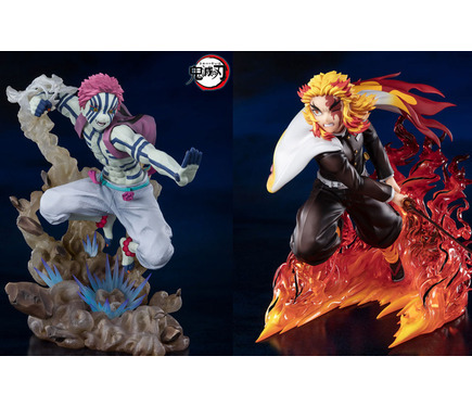 鬼滅の刃　フィギュアーツzero煉獄杏寿郎 & 上弦の参 セット 鬼滅の刃』煉獄杏寿郎、猗窩座がフィギュアーツZEROシリーズから