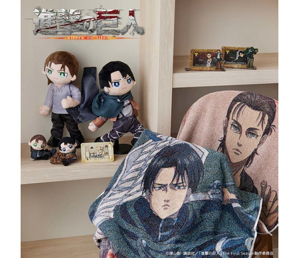 進撃の巨人 ぬいぐるみセット 進撃の巨人 The Final Season」Tカード登場！ エレン＆リヴァイの