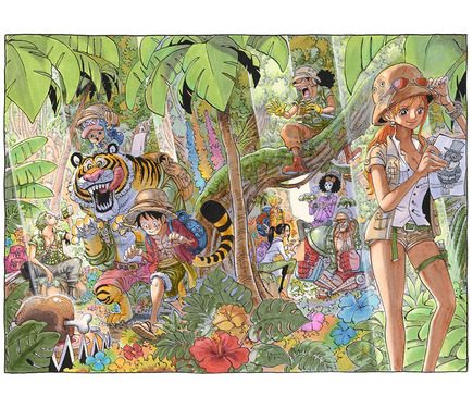 【世界10部限定】集英社マンガアートONE PIECE ワンピース 尾田栄一郎 630964.jpg