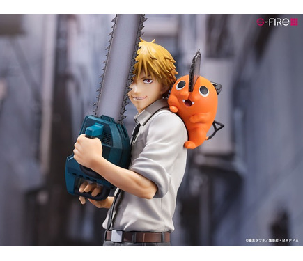 チェンソーマン」ポチタを肩に乗せたデンジがフィギュア化！ 不敵な