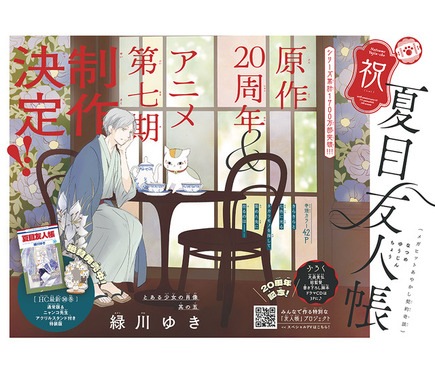 夏目友人帳 大原画展 パンフレット 緑川ゆき　チラシ　半券 夏目友人帳 原画展 大原画展 パンフレット 2冊セット 初版 緑川