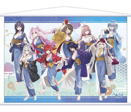 VTuber「あおぎり高校」“温泉旅行”をイメージした浴衣姿グッズが登場