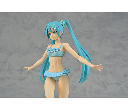 ハツメミク　セクシー水着姿　フィギュア 水着姿の「初音ミク」がスーパープレミアムフィギュアとして登場