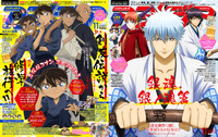 アニメ　CD まとめ大量セット 銀魂　コナン　タッチ　タイムボカン 表紙は『名探偵コナン』＆『銀魂』！アニメディア2018年11月号別冊付録