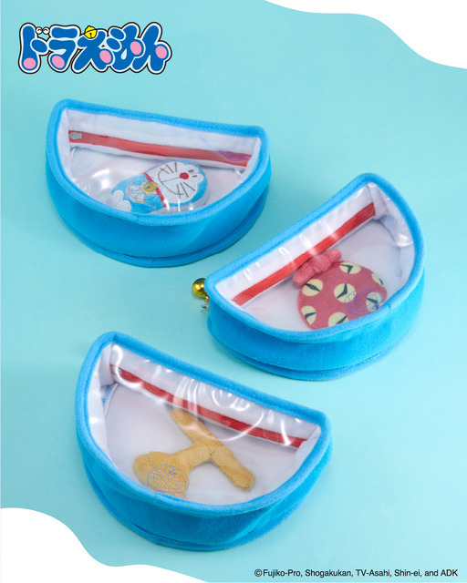 【限定品】ドラえもん　30TH ピンバッチセット　四次元ポケット ドラえもん」四次元ポケットがポーチに！ アンキパンやどこでも
