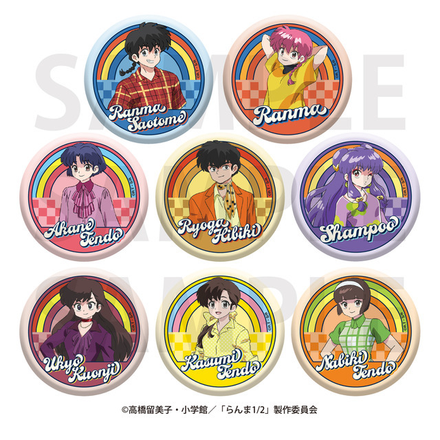 ランペ絵馬 全種 らんま1/2」乱馬やあかね、シャンプー、うっちゃんたちが“アメリカン