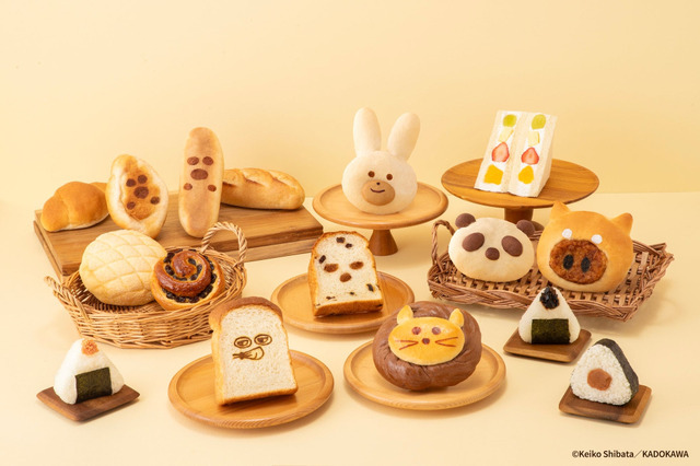 パンどろぼう」限定グッズや、絵本の中のパンやおにぎりがフード