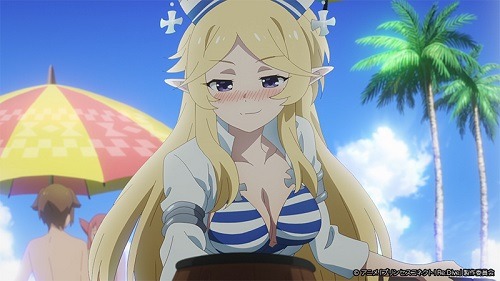 アニメスタイル 水着 女性キャラクター 絵画 森倉円オリジナルイラスト集「ハローサマー」の表紙がフィギュア