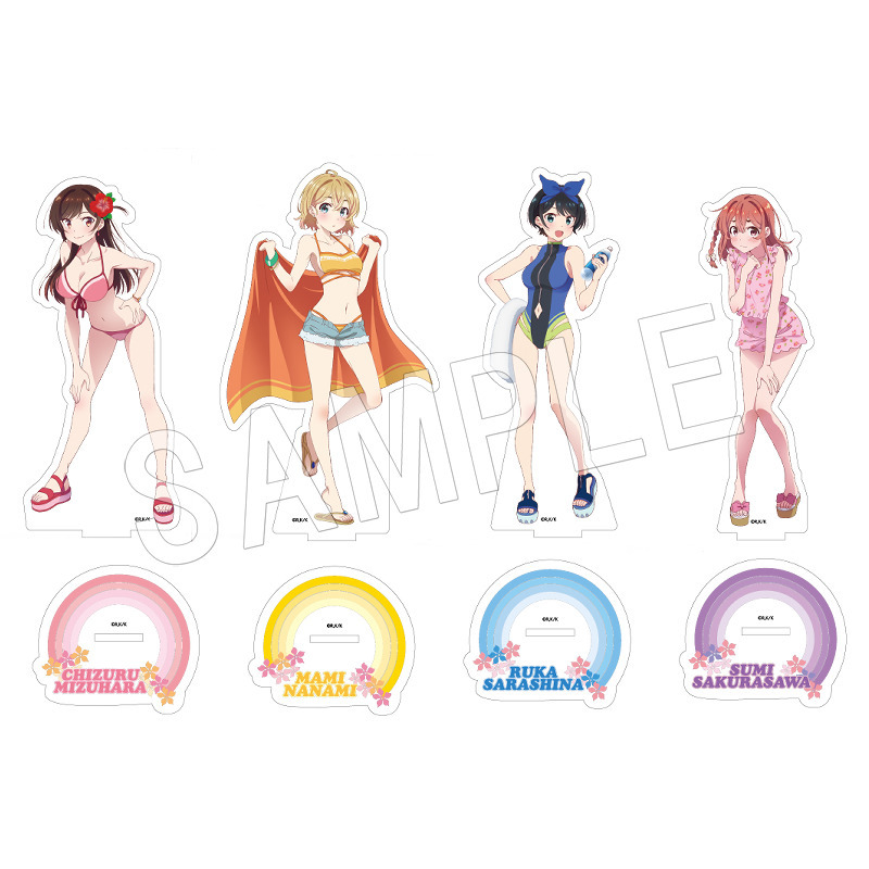 彼女、お借りします」 ヒロインたちの水着姿がまぶしい…！ 描き下ろし