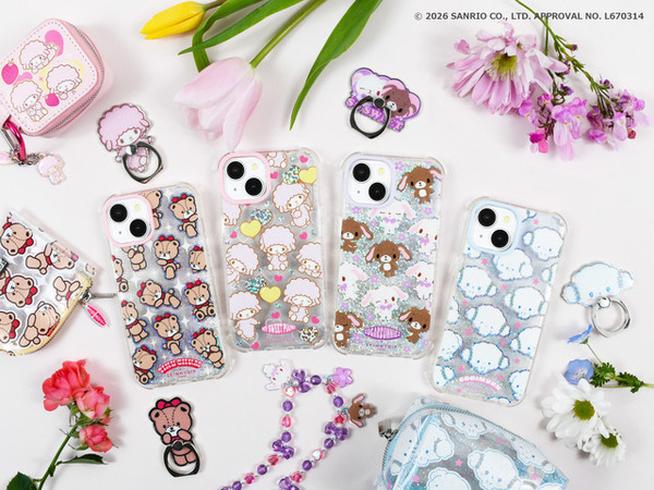 サンリオ」春っぽスイートなモバイルアクセサリー＆雑貨が登場