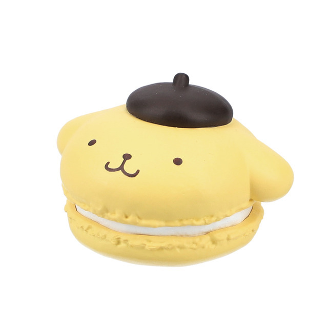 新品 サンリオ 喫茶サンリオ プリンケース 小物入れ ポムポムプリン、クロミがマカロンになっちゃった!? 「サンリオ」小物