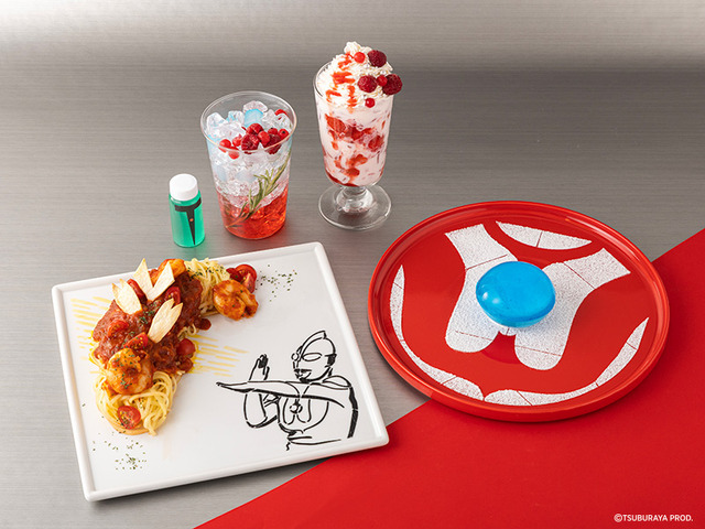 ウルトラマン」がパスタに！カラータイマーがゼリーに!? テーマカフェ