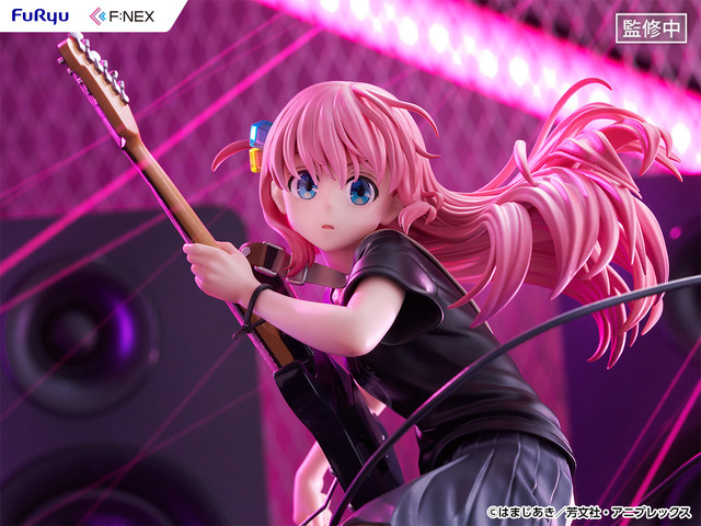 ぼざろ」後藤ひとりがライブシーンを再現した1/7スケールフィギュアに