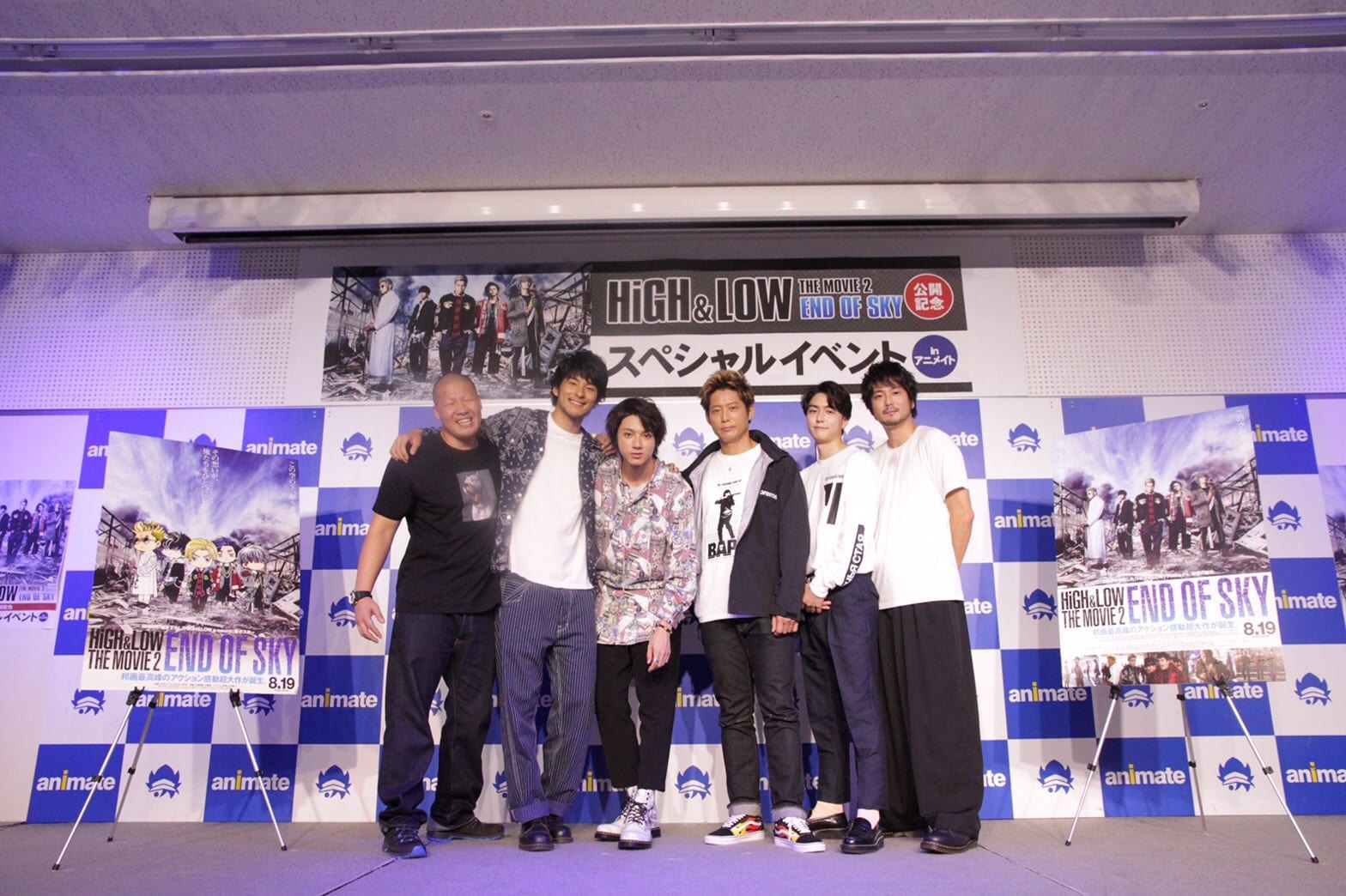 シークレットゲストはwhite Rascals 鬼邪高校の豪華5名 映画 High Low The Movie 2 End Of Sky 公開記念スペシャルトークイベントinアニメイト 超 アニメディア