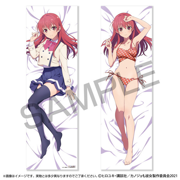 カノジョも彼女」咲＆渚が“抱き枕カバー”に！ 制服・水着の両面