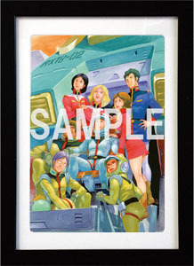 ガンダムthe origin 複製原画　安彦良和　ランバラル　グフ 入手困難 ガンダムthe origin複製原画 ランバラル グフ 安彦良和