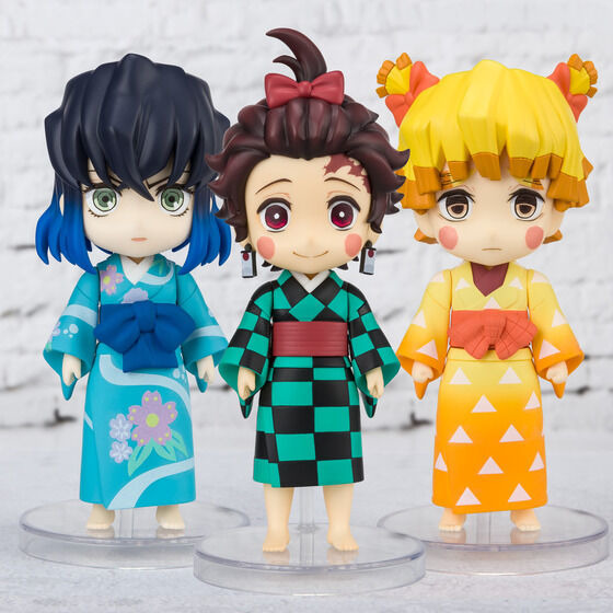 鬼滅の刃 遊郭編」炭子・善子・猪子の3人がフィギュアとなって