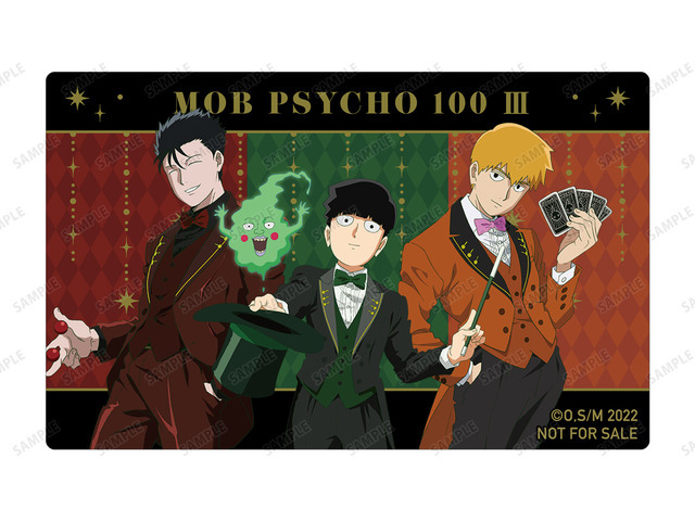 モブサイコ100 III」モブ、霊幻、島崎がマジシャンに♪ 新グッズ