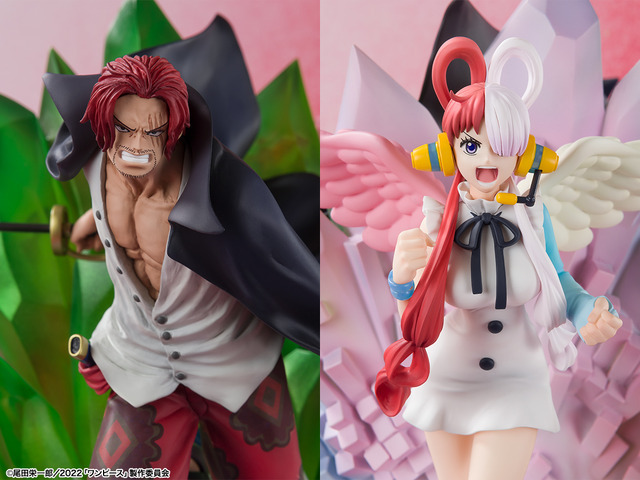 ONE PIECE FILM RED」シャンクス＆ウタが背中合わせのフィギュアに 