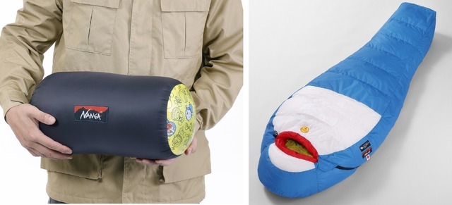 ドラえもん」冬のキャンプが盛り上がること間違いなし！ 寝袋＆ネック