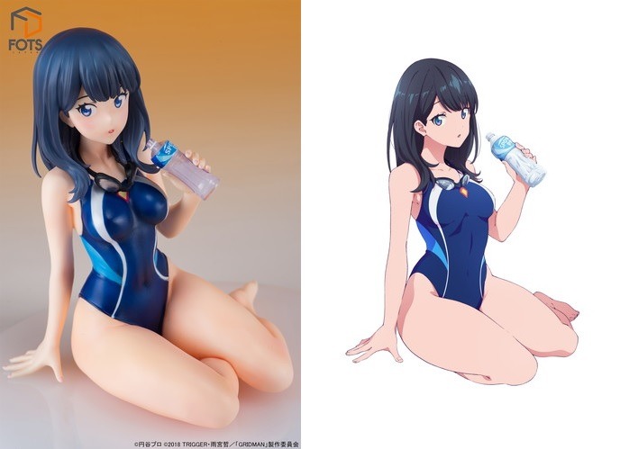 太もも、ヒップ、バスト…ピチピチ競泳水着姿で六花のボディラインが丸