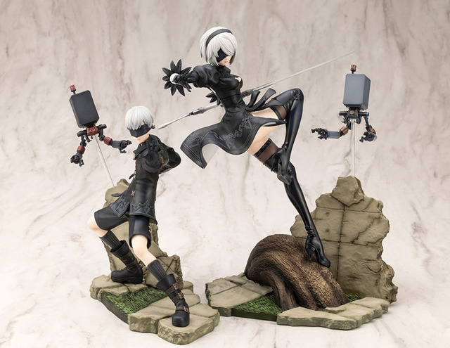 フィギュア27点② NieR:Automata」2B＆9Sの共闘をフィギュアで！“ナインズって呼んでくれ