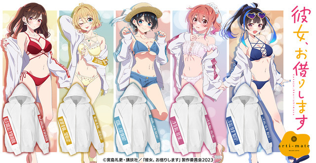 アニメキャラクター イラスト 水着 夏アニメ「無職転生II」ロキシー、シルフィエット、エリスたちの水着姿