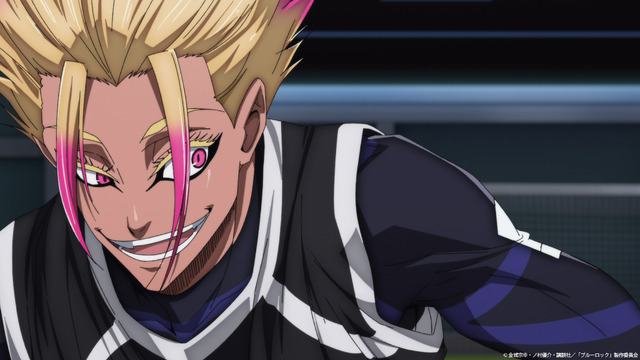 秋アニメ「ブルーロック」烏旅人（CV古川慎）のテクニックに苦戦