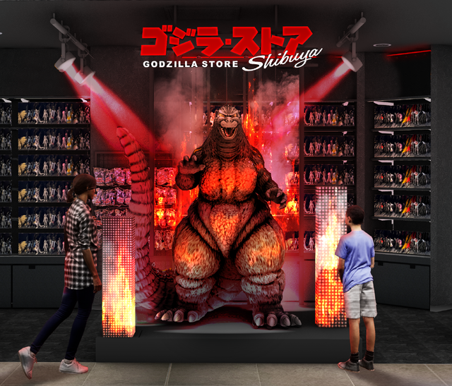 2mの巨大スタチューがお出迎え！「ゴジラ・ストア」が渋谷にオープン