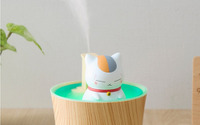 「夏目友人帳」ニャンコ先生がお風呂でリラックス♪ 冬にぴったりなルームライト加湿器が登場 画像