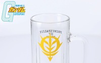 “乾杯！”ではなく、“ジーク・ジオン！”「ガンダム」シリーズのエンブレムが描かれたジョッキが登場！ アムロやシャア、マフティーや鉄華団のパーソナルマーク入り 画像