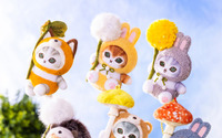 「mofusand」にゃんこが“北欧の森の動物たち”に変身！ きつね、おおかみ、くまの着ぐるみ姿の新グッズが登場 画像