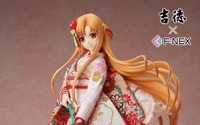 「SAO」華やかな着物をまとい、剣を和傘に変えた“アスナ”の日本人形フィギュアが発売決定！ 画像