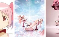 「魔法少女まどか☆マギカ」まどか、ほむらたちをイメージしたパンプス登場♪ チャームやリボンで世界観とキャラを表現 画像