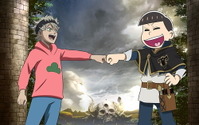 『えいがのおそ松さん』×TVアニメ『ブラッククローバー』衣装を交換したコラボビジュアルを 「週刊少年ジャンプ」で公開中！アニメ本編にも6つ子が登場 画像