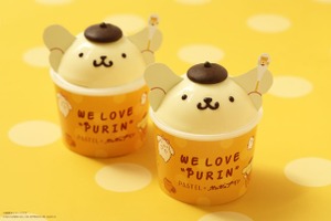 「ポムポムプリン」“なめらかプリン”のパステルとコラボ再び！ “ちむぷり”がマフィンを祝うア・ラ・モードが新発売 画像