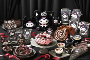 クロミの“おいしい魔法”で「ねこねこ食パン」や「パステル」の商品が“まっくろ”に!? コラボスイーツ満載 画像