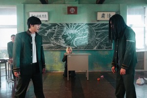 実写「WIND BREAKER」桜遥（水上恒司）vs杉下京太郎（JUNON）のアクション公開！ JUNONの最長セリフは11文字？ 画像