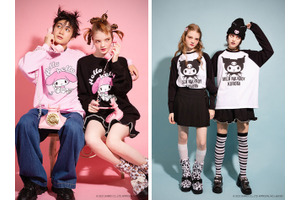 「サンリオ」マイメロ＆クロミの、ガーリーワンピやユニセックスシャツ、お顔バッグも！豊富な全30型で「MILK」コラボ 画像