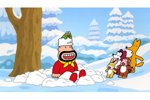 明治新キャラ「アールおじさん」の正体とは!?「おら実は…」 R-1の第2弾CM公開！原画はまさかの手作業!? 画像