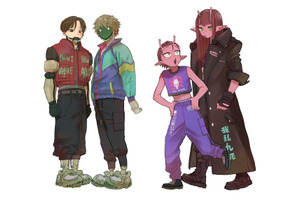 カート＆マックス アカネ＆カナタの描き下ろしアクスタ！「銀河特急 ミルキー☆サブウェイ」コミカライズ第1巻が発売 画像