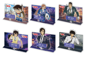 「名探偵コナン」萩原千速、横溝重悟、世良真純ら6名の新作グッズ☆ TV比率の背景プレート、ショーウィンドウ風アクスタなど 画像