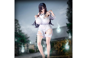 【締切直前】こぼれんばかりの爆乳ともちもち太ももがボロ布からチラリ♪「幽子さん」の1/6スケールフィギュアが予約受付中 画像