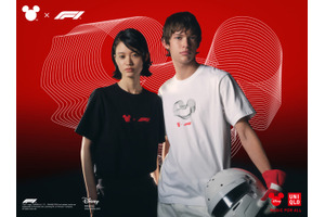 ディズニーとF1、ユニクロがコラボ♪ ミッキーのモチーフやレース開催都市をデザインしたTシャツ登場 画像