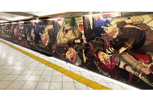 池袋に超特大広告!?  車内にもジュイス、望見、 舞珠、チトセが…♪「あんスタ」MELLOW DEAR USデビュー記念で全国に広告展開 画像