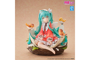 小鳥と戯れる初音ミクが可愛すぎる…♪ オリジナルコンセプトをもとに、Bison倉鼠氏のイラストを忠実に再現 画像