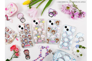 「サンリオ」春っぽスイートなモバイルアクセサリー＆雑貨が登場♪ iPhone用ケース、フォンリングなど【「SKINNYDIP LONDON」コラボ】 画像