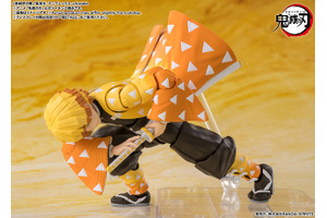 「鬼滅の刃」霹靂一閃のポーズを再現できる「S.H.Figuarts 我妻善逸」が再販！新たに発売される「S.H.Figuarts 嘴平伊之助」は猪頭部と表情パーツのふたつが楽しめる 画像